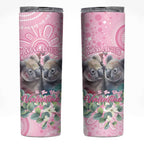 Australia Koala Valentine's Day Skinny Tumbler Koalified To Be Your Valentine