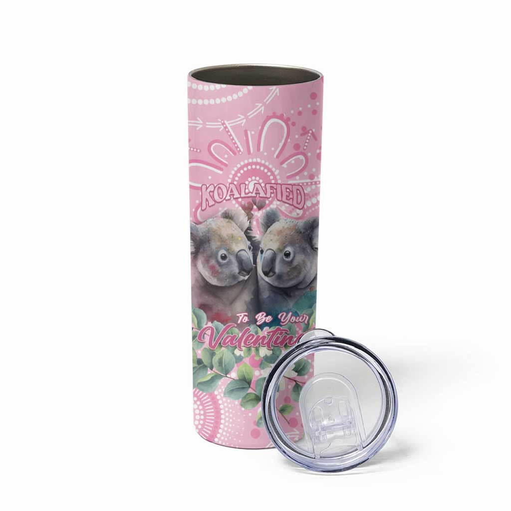 Australia Koala Valentine's Day Skinny Tumbler Koalified To Be Your Valentine