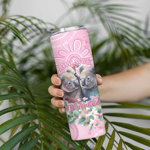 Australia Koala Valentine's Day Skinny Tumbler Koalified To Be Your Valentine