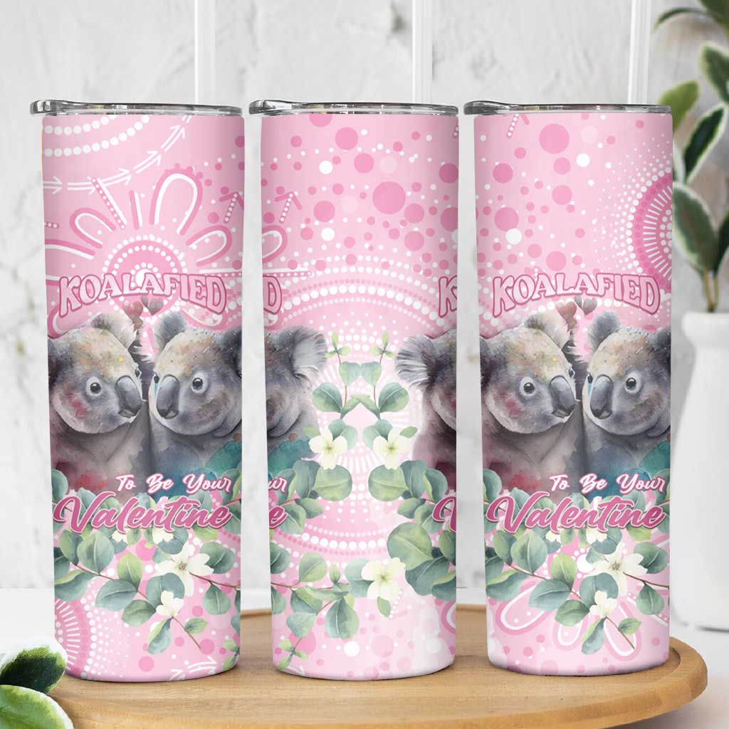 Australia Koala Valentine's Day Skinny Tumbler Koalified To Be Your Valentine