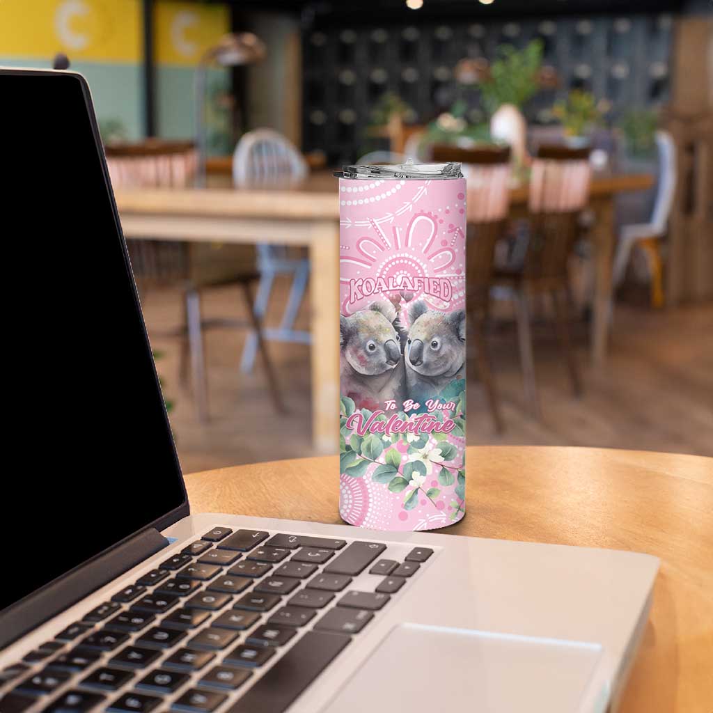 Australia Koala Valentine's Day Skinny Tumbler Koalified To Be Your Valentine