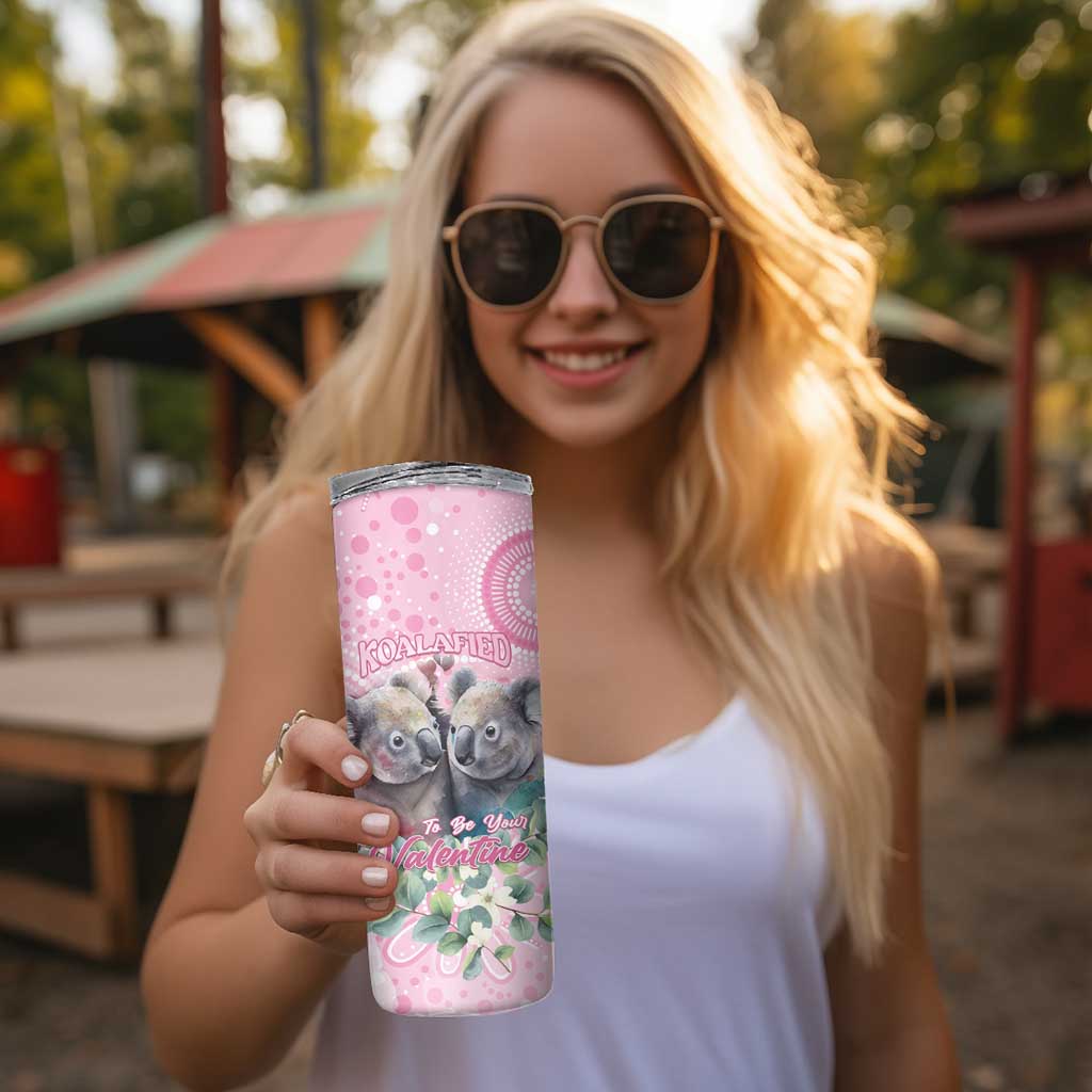 Australia Koala Valentine's Day Skinny Tumbler Koalified To Be Your Valentine