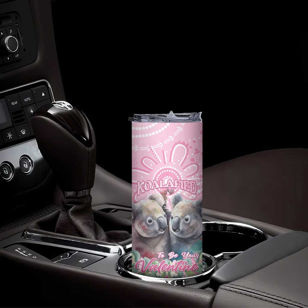 Australia Koala Valentine's Day Skinny Tumbler Koalified To Be Your Valentine