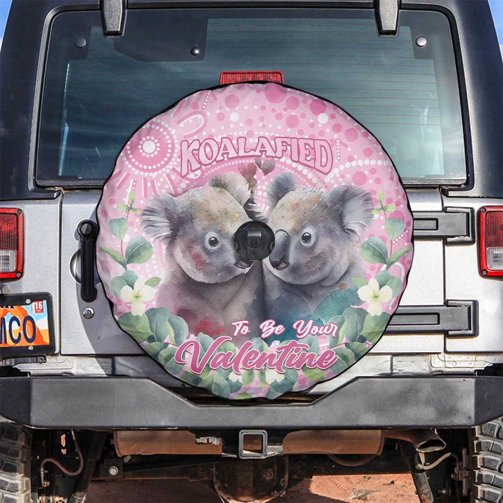 Australia Koala Valentine's Day Spare Tire Cover Koalified To Be Your Valentine