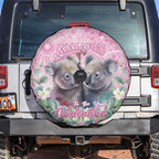 Australia Koala Valentine's Day Spare Tire Cover Koalified To Be Your Valentine