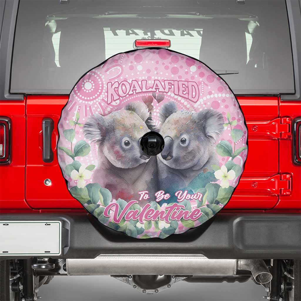Australia Koala Valentine's Day Spare Tire Cover Koalified To Be Your Valentine