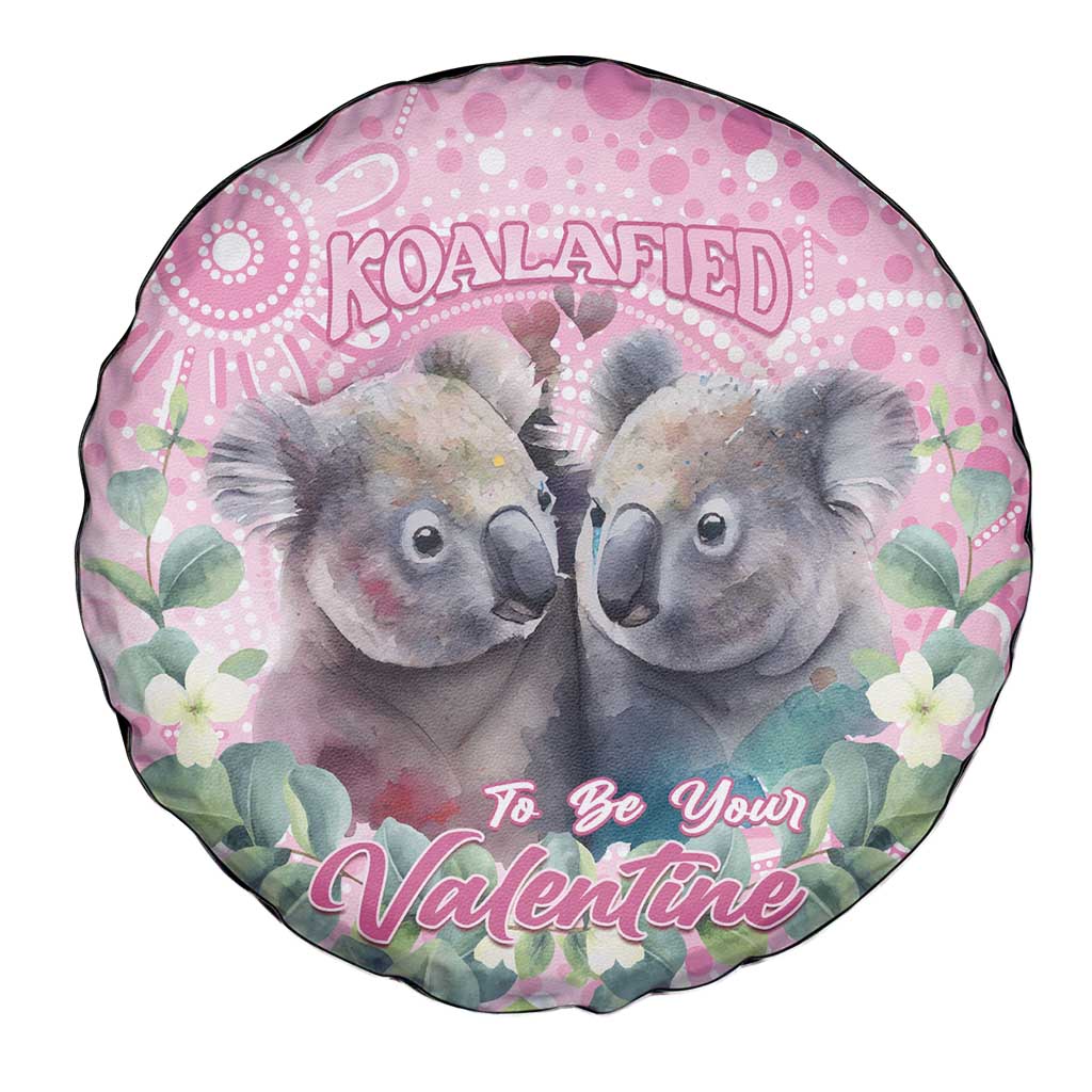 Australia Koala Valentine's Day Spare Tire Cover Koalified To Be Your Valentine