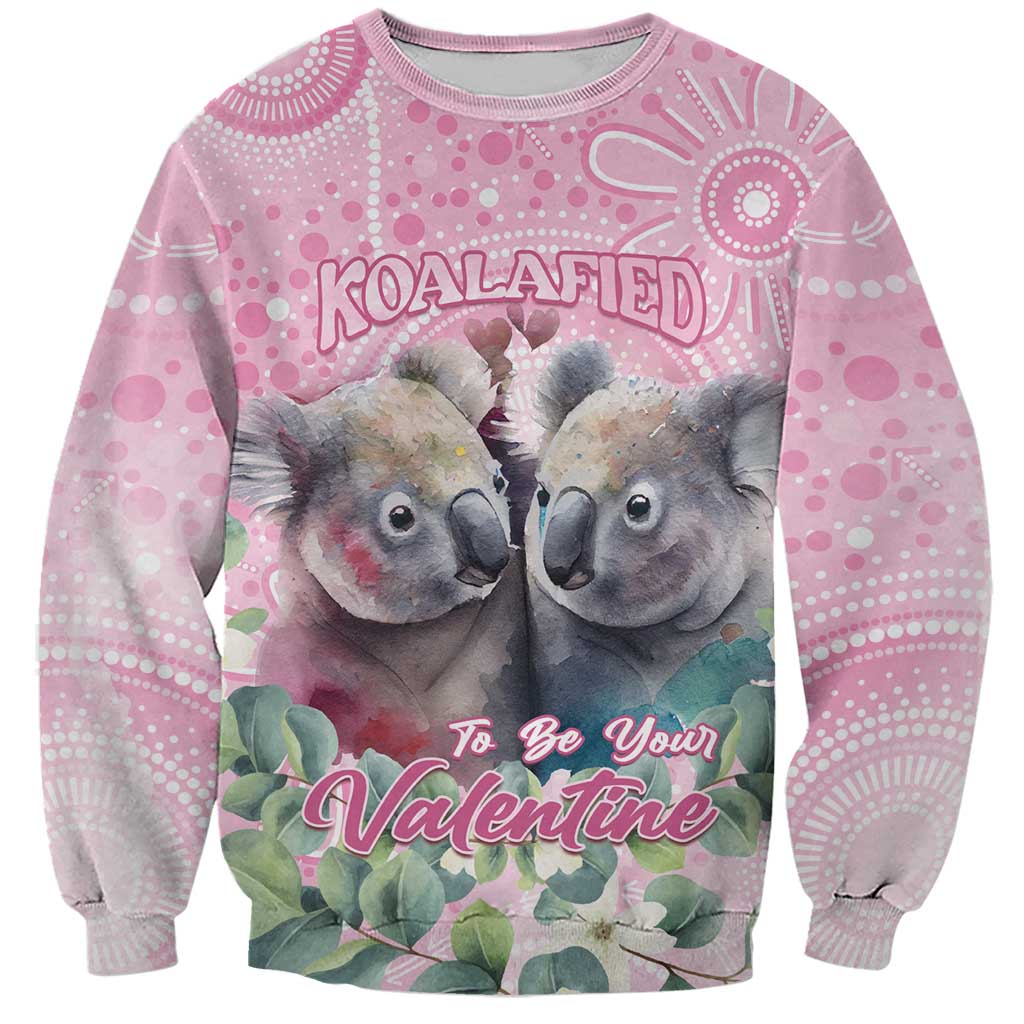 Australia Koala Valentine's Day Sweatshirt Koalified To Be Your Valentine