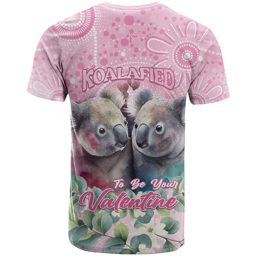 Australia Koala Valentine's Day T Shirt Koalified To Be Your Valentine