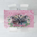 Australia Koala Valentine's Day Tablecloth Koalified To Be Your Valentine