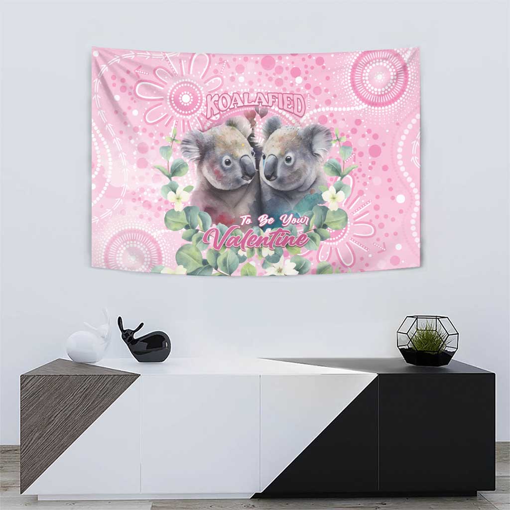 Australia Koala Valentine's Day Tapestry Koalified To Be Your Valentine