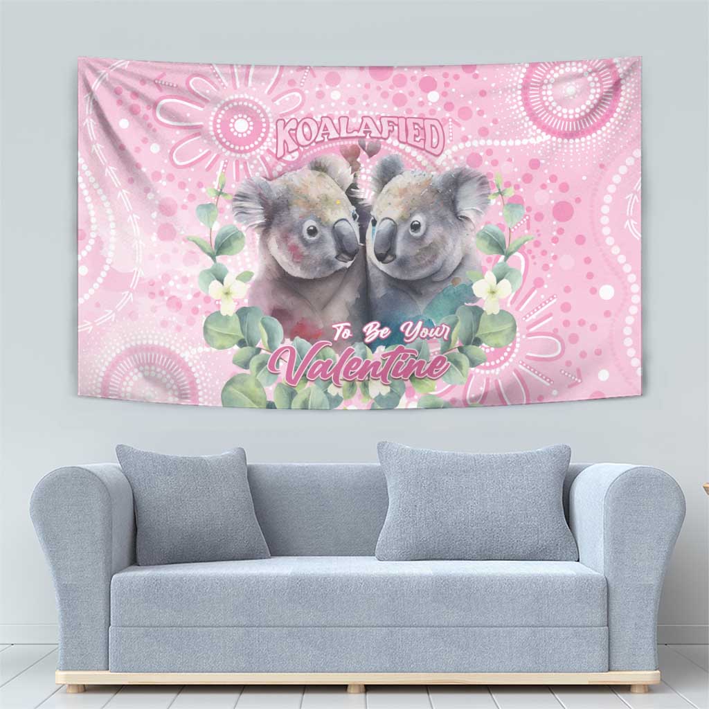 Australia Koala Valentine's Day Tapestry Koalified To Be Your Valentine