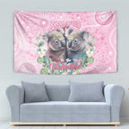 Australia Koala Valentine's Day Tapestry Koalified To Be Your Valentine