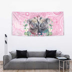Australia Koala Valentine's Day Tapestry Koalified To Be Your Valentine