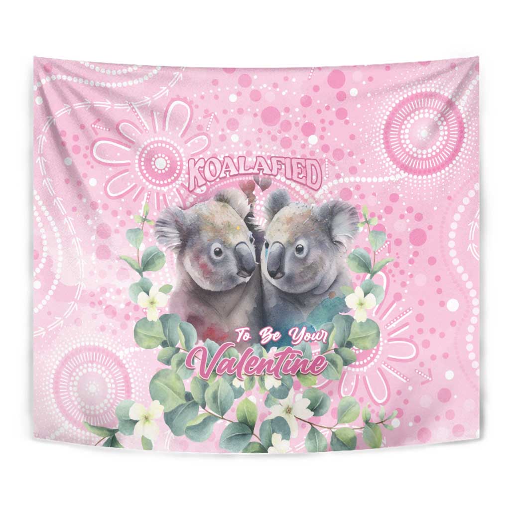Australia Koala Valentine's Day Tapestry Koalified To Be Your Valentine