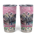 Australia Koala Valentine's Day Tumbler Cup Koalified To Be Your Valentine
