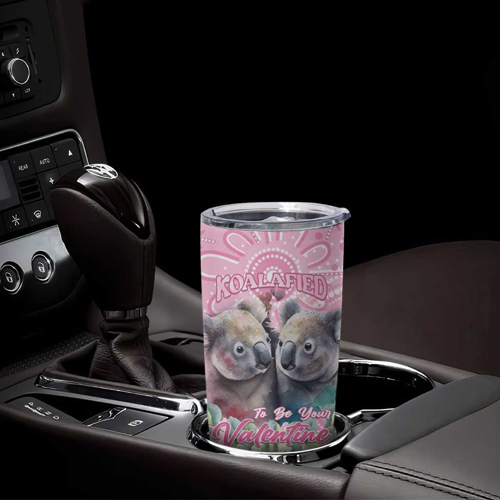 Australia Koala Valentine's Day Tumbler Cup Koalified To Be Your Valentine