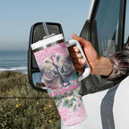 Australia Koala Valentine's Day Tumbler With Handle Koalified To Be Your Valentine
