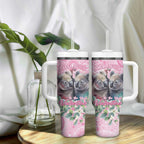 Australia Koala Valentine's Day Tumbler With Handle Koalified To Be Your Valentine