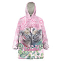 Australia Koala Valentine's Day Wearable Blanket Hoodie Koalified To Be Your Valentine