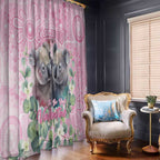 Australia Koala Valentine's Day Window Curtain Koalified To Be Your Valentine