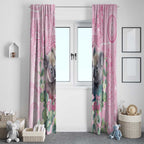Australia Koala Valentine's Day Window Curtain Koalified To Be Your Valentine