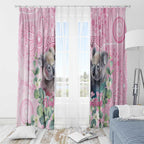 Australia Koala Valentine's Day Window Curtain Koalified To Be Your Valentine