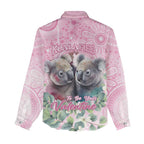 Australia Koala Valentine's Day Women Casual Shirt Koalified To Be Your Valentine
