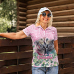 Australia Koala Valentine's Day Women Polo Shirt Koalified To Be Your Valentine