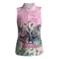 Australia Koala Valentine's Day Women Sleeveless Polo Shirt Koalified To Be Your Valentine