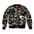 Australia Mothers Day Bomber Jacket Mom And Baby Platypus Aboriginal Art