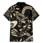 Australia Mothers Day Family Matching Mermaid Dress and Hawaiian Shirt Mom And Baby Platypus Aboriginal Art