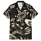 Australia Mothers Day Family Matching Summer Maxi Dress and Hawaiian Shirt Mom And Baby Platypus Aboriginal Art