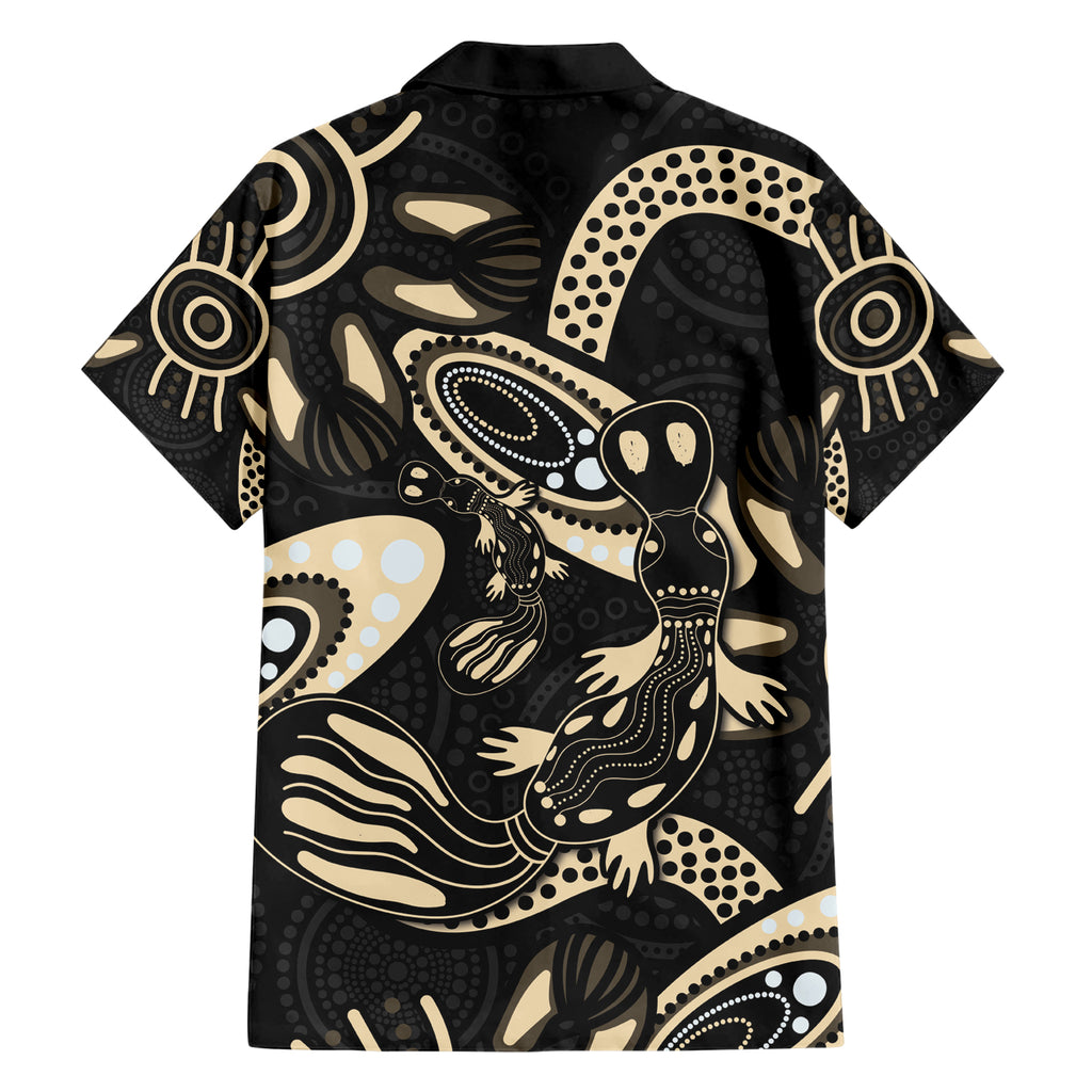 Australia Mothers Day Hawaiian Shirt Mom And Baby Platypus Aboriginal Art