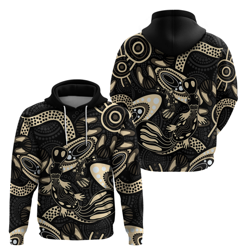 Australia Mothers Day Hoodie Mom And Baby Platypus Aboriginal Art
