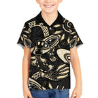 Australia Mothers Day Kid Hawaiian Shirt Mom And Baby Platypus Aboriginal Art