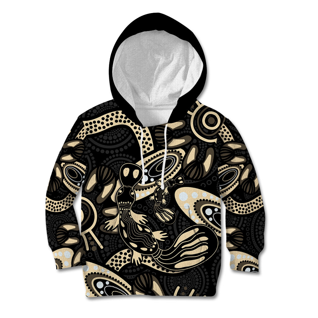 Australia Mothers Day Kid Hoodie Mom And Baby Platypus Aboriginal Art