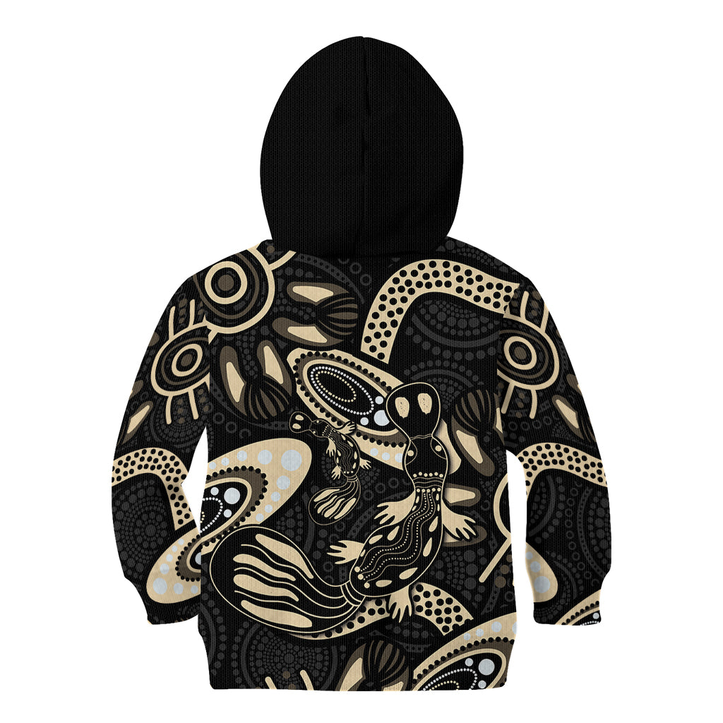 Australia Mothers Day Kid Hoodie Mom And Baby Platypus Aboriginal Art
