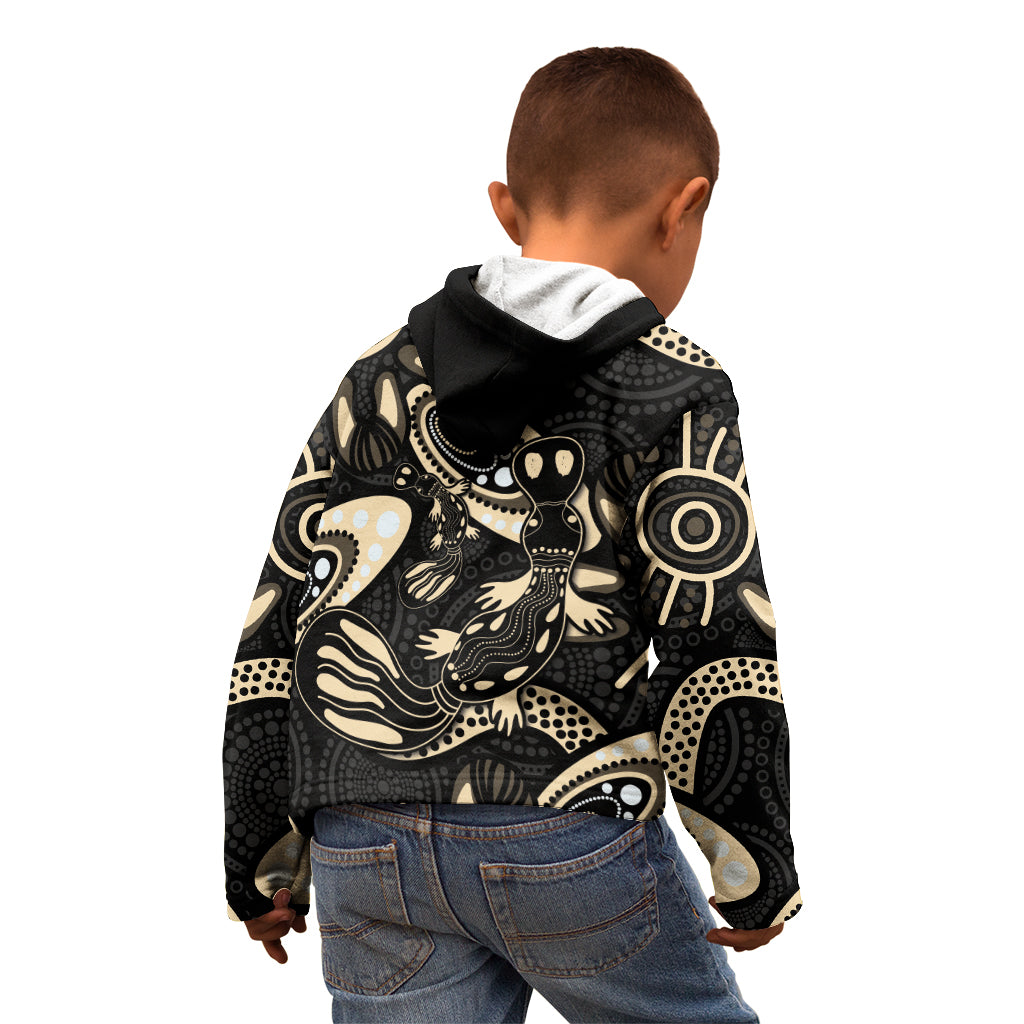Australia Mothers Day Kid Hoodie Mom And Baby Platypus Aboriginal Art