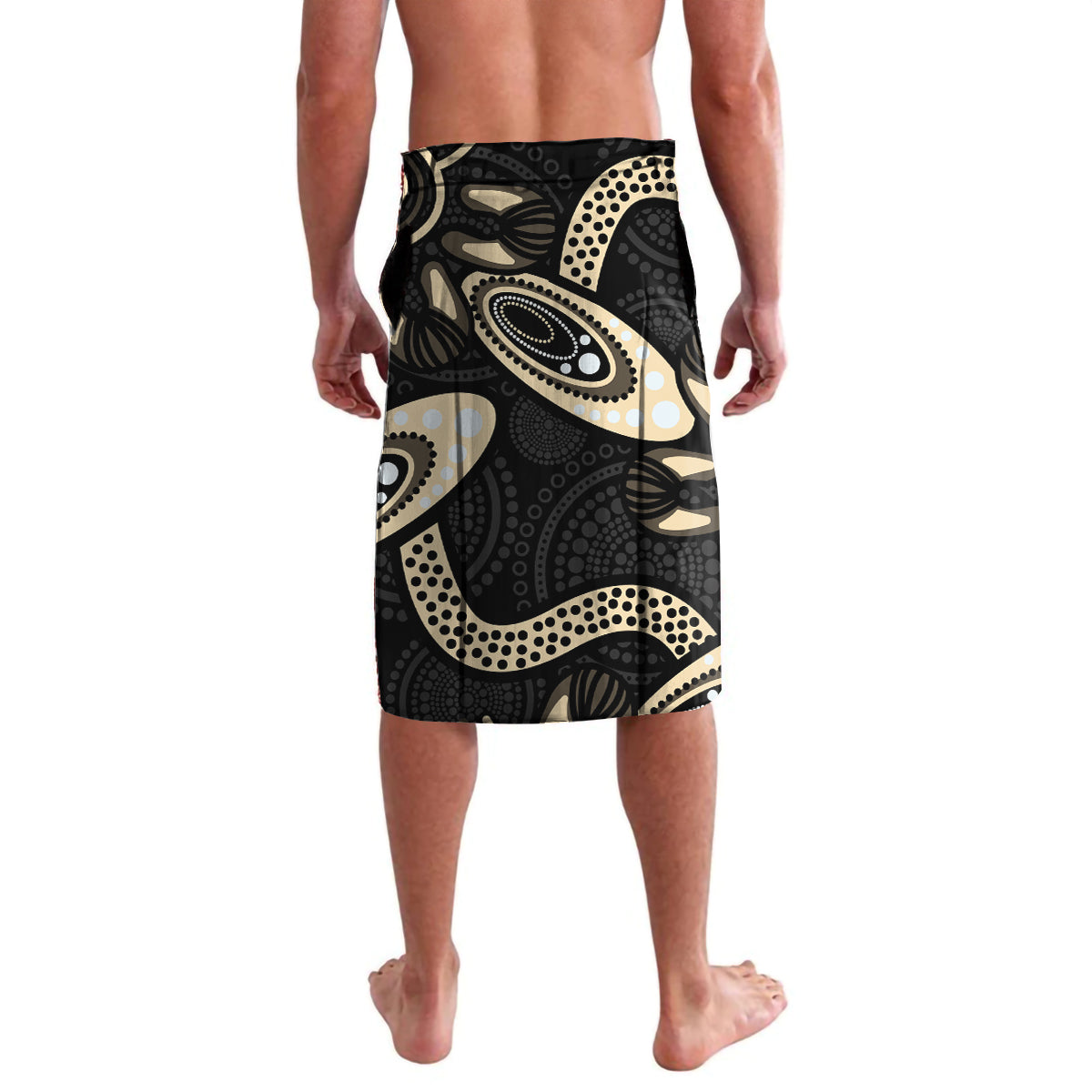 Australia Mothers Day Lavalava Mom And Baby Platypus Aboriginal Art
