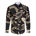 Australia Mothers Day Long Sleeve Button Shirt Mom And Baby Platypus Aboriginal Art