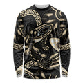 Australia Mothers Day Long Sleeve Shirt Mom And Baby Platypus Aboriginal Art