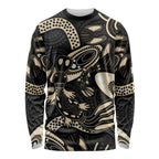 Australia Mothers Day Long Sleeve Shirt Mom And Baby Platypus Aboriginal Art