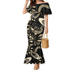 Australia Mothers Day Mermaid Dress Mom And Baby Platypus Aboriginal Art