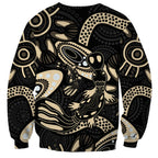 Australia Mothers Day Sweatshirt Mom And Baby Platypus Aboriginal Art