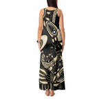 Australia Mothers Day Tank Maxi Dress Mom And Baby Platypus Aboriginal Art