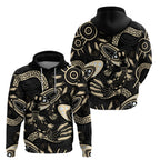 Australia Mothers Day Zip Hoodie Mom And Baby Platypus Aboriginal Art