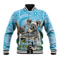 Australia Mothers Day Baseball Jacket I Love You Every Universe Aboriginal Art
