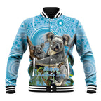Australia Mothers Day Baseball Jacket I Love You Every Universe Aboriginal Art