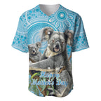 Australia Mothers Day Baseball Jersey I Love You Every Universe Aboriginal Art